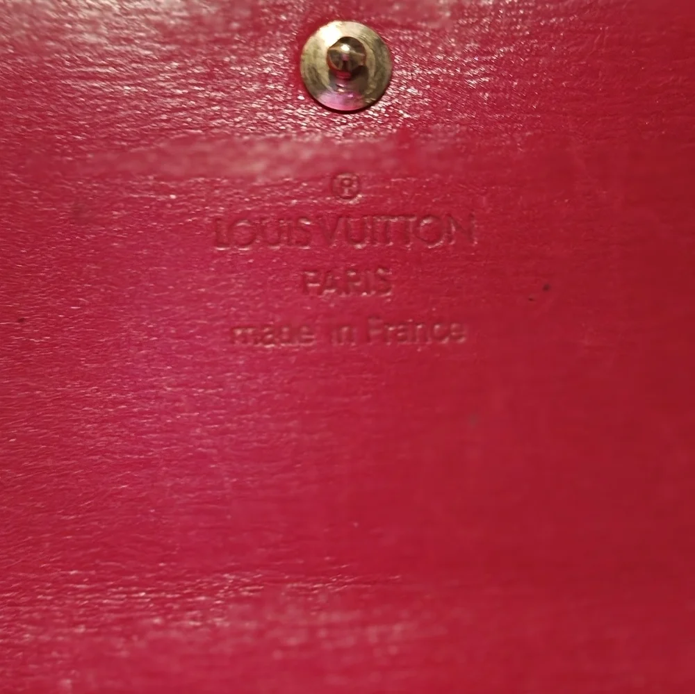 Louis Vuitton Red Epi Leather Elise Wallet